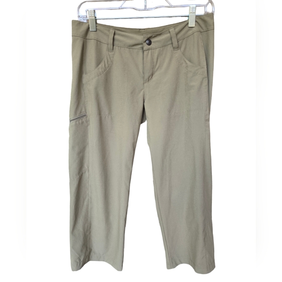 Patagonia Pants - Patagonia Low Rise Khaki Cropped Capris Pants, Size 4